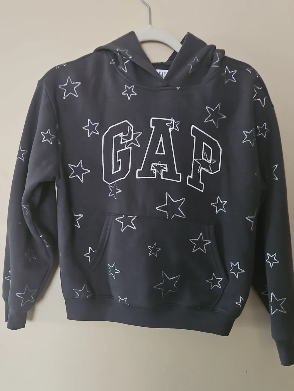 GAP Grey Hoodie with Silver Stars